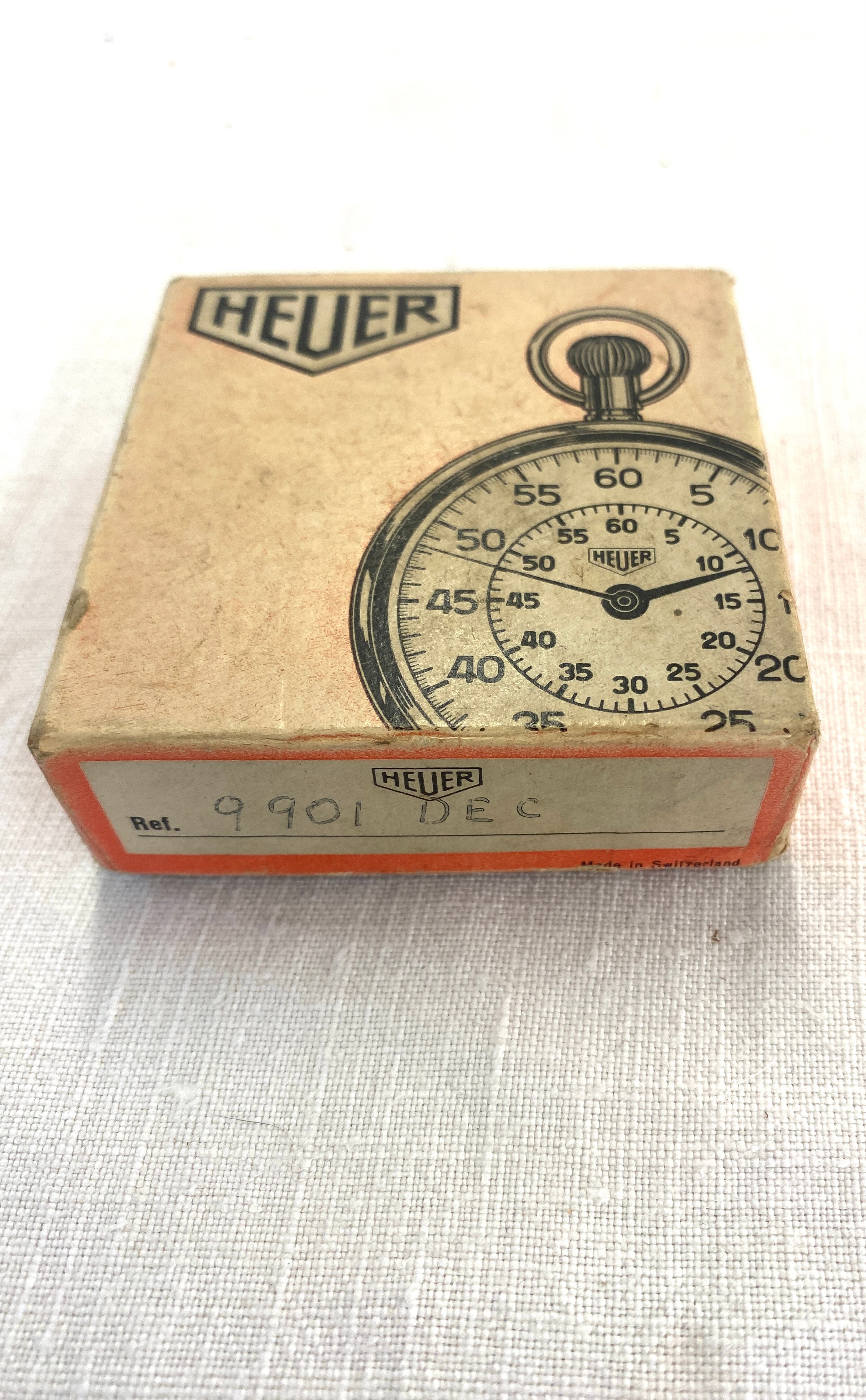 Cased heuer split second stopwatch, in original box - Image 3 of 4