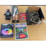 Selection of miscellaneous includes Lego starwars alarm clock, LED strip lights etc