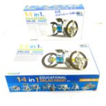 14 in 1 Educational solar robot kit x2