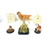 Selection of animal ornaments etc