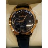 Gents Earnshaw boxed gents wrist watch