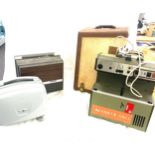 Selection of projector equipment includes Bell and Howell, Garnett and cole, regal etc all untested
