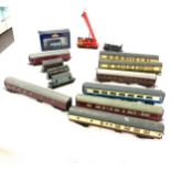 Large selection of Hornby railway carriages, wagons etc