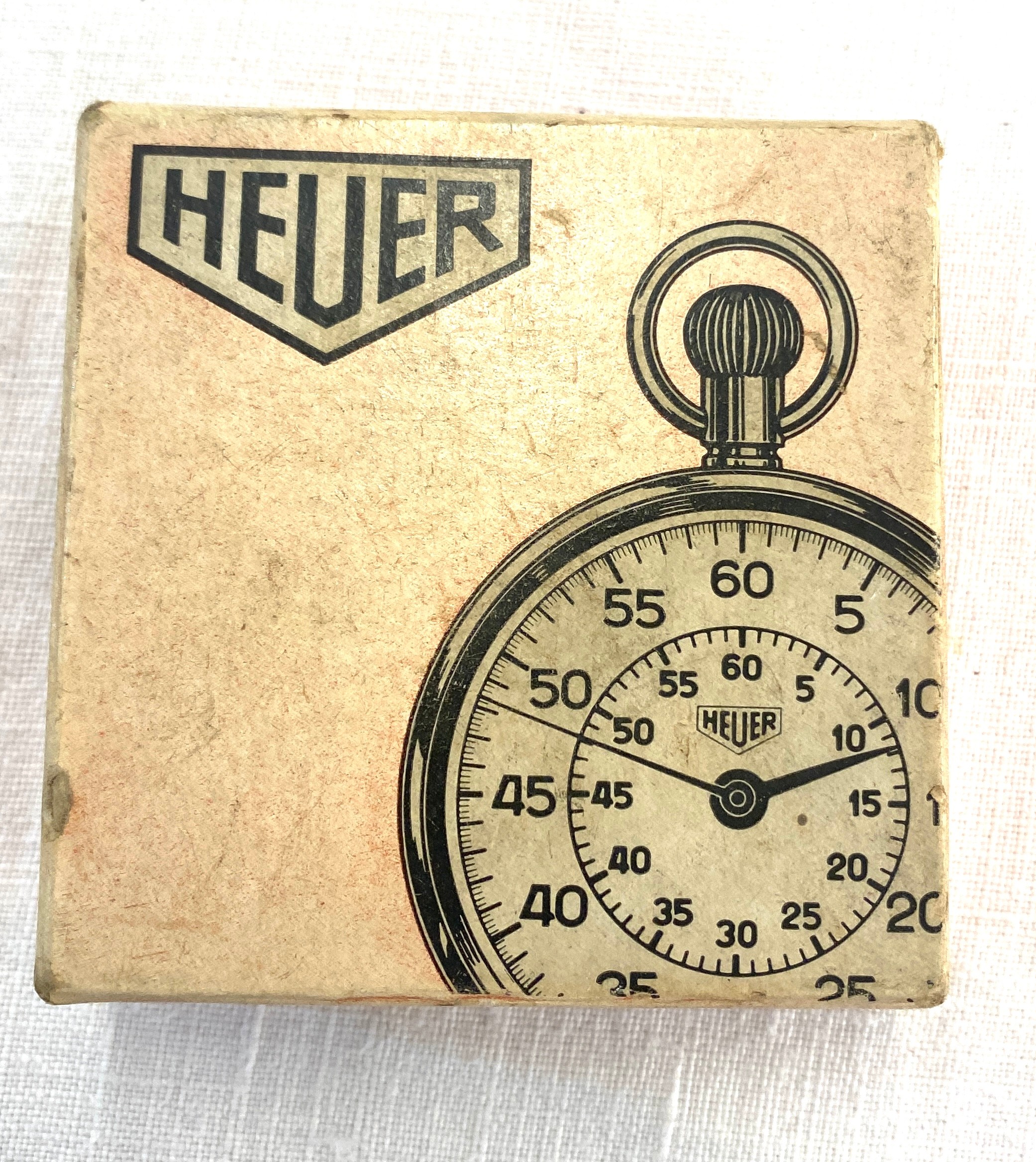 Cased heuer split second stopwatch, in original box - Image 2 of 4