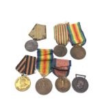 7 military medals inc russian italian etc