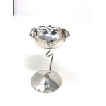 Silver sweet bowl on raised stem Sheffield silver hallmarks 81g