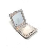 Vintage silver compact weight 117g