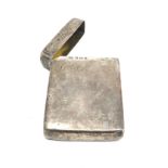 Antique card case birmingham silver hallmarks 93g broken hinge in need f repair