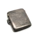 Antique silver vesta case