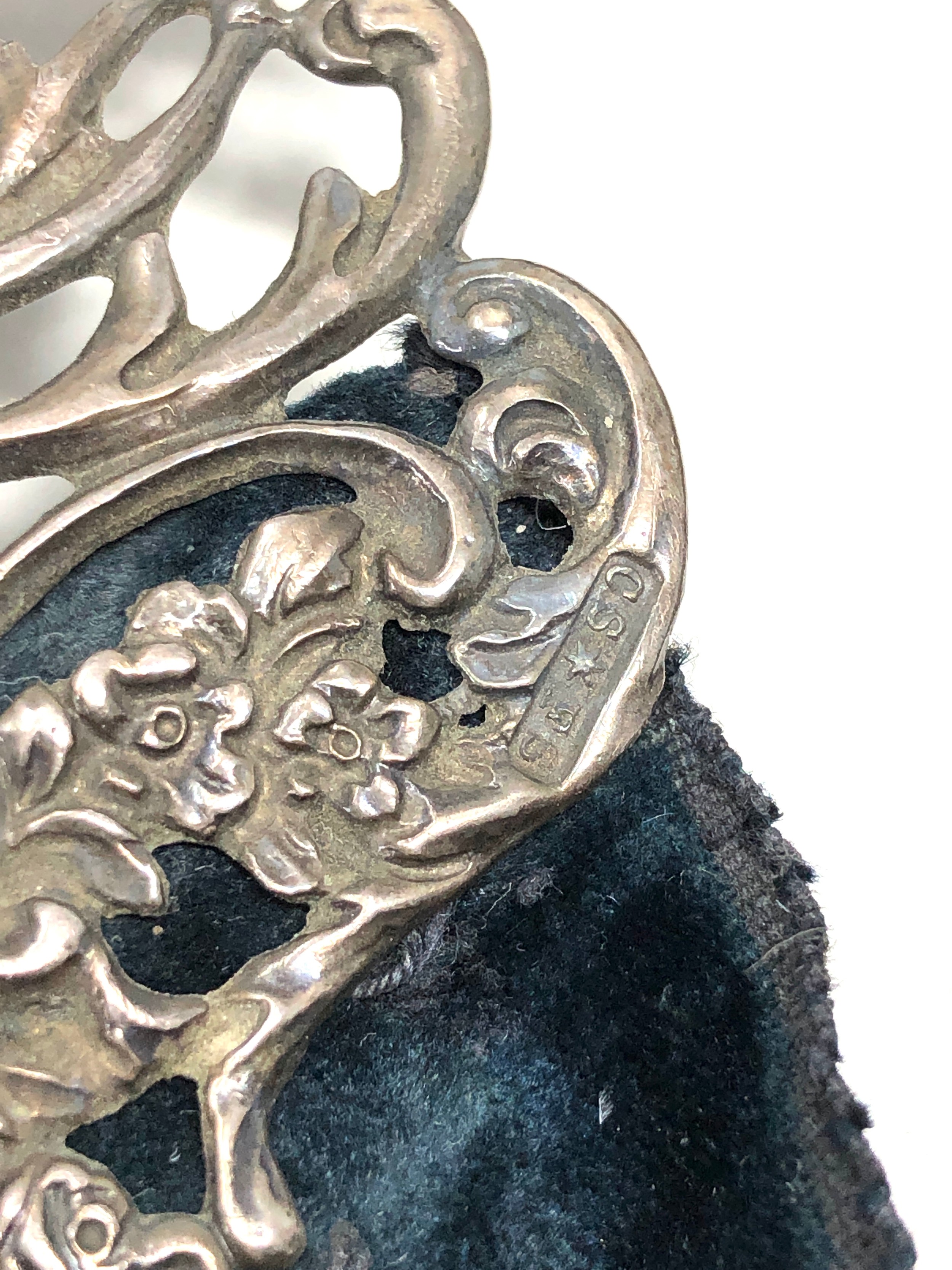 Antique silver nurses buckle chester silver hallmarks - Bild 6 aus 6