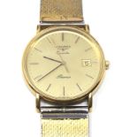 Vintage gents Longines quartz presence the watch is ticking