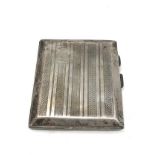 antique silver cigarette case birmingham silver hallmarks weight 92g