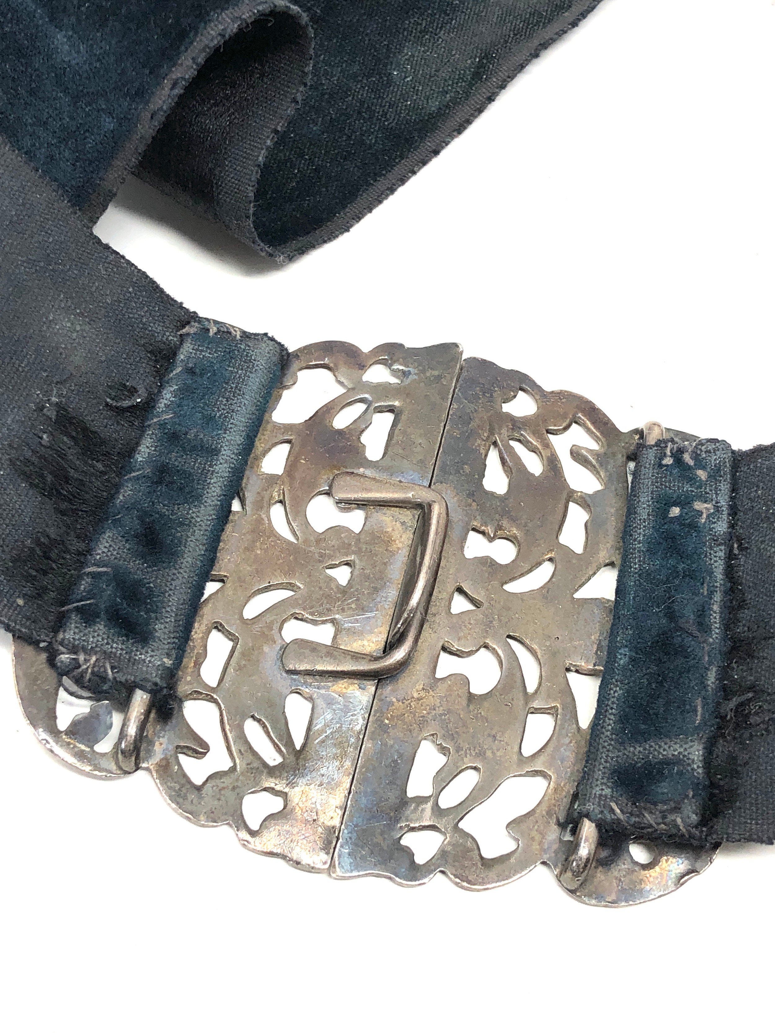 Antique silver nurses buckle chester silver hallmarks - Bild 3 aus 6
