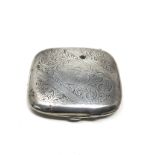 Silver cigarette case