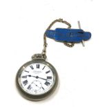 Winegartens London vintage railway regulator pocket watch the watch winds and ticks