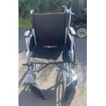 Full size folding wheel chair