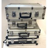 4 Camera equipment empty carrier cases