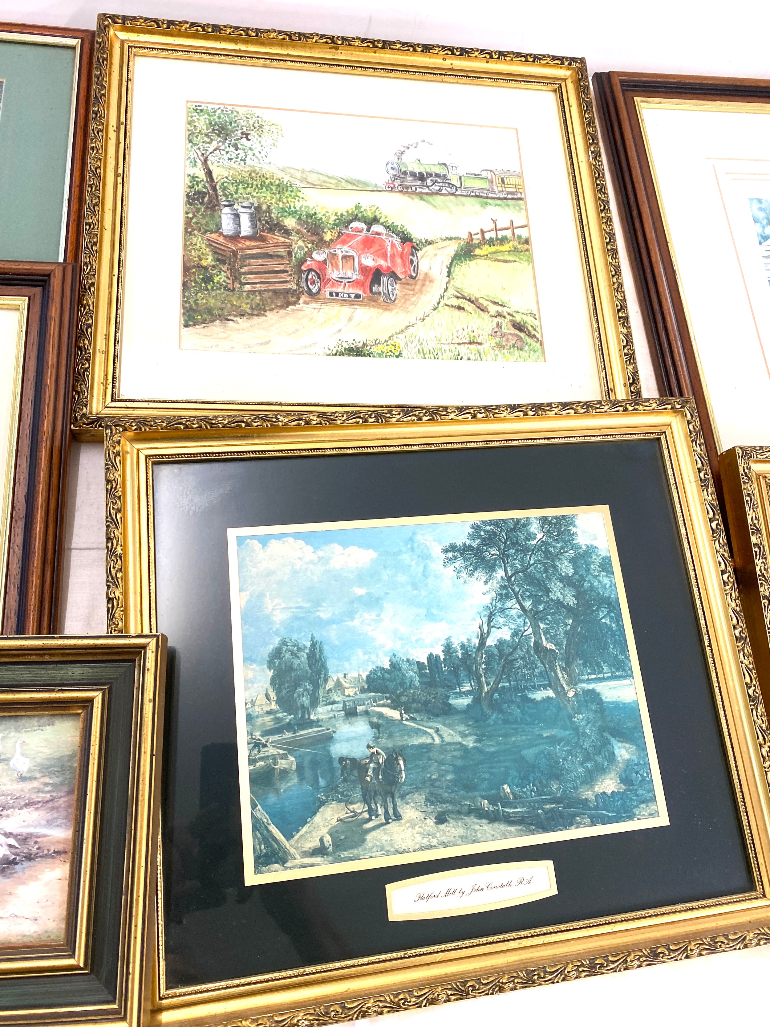 Selection of assorted framed pictures, largest measures approx 16 inches wide by 18.5 inches tall - Image 3 of 5
