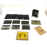 Selection of old photography slides etc