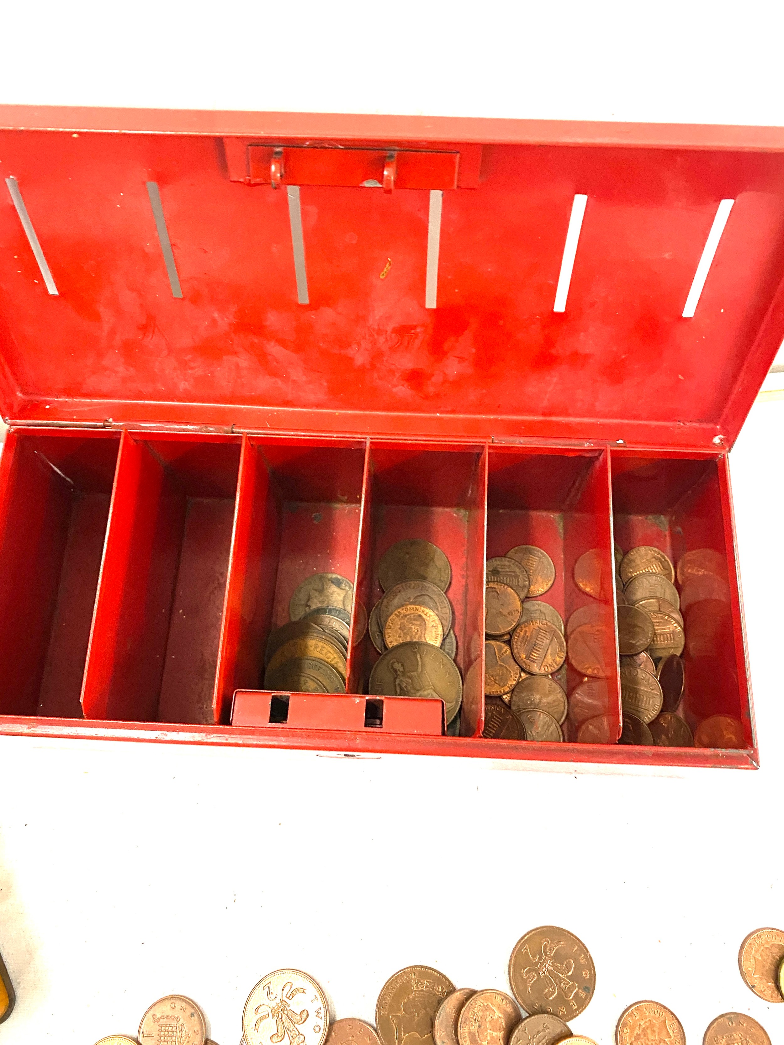 Large selection of vintage and later coins includes foreign etc - Image 5 of 8