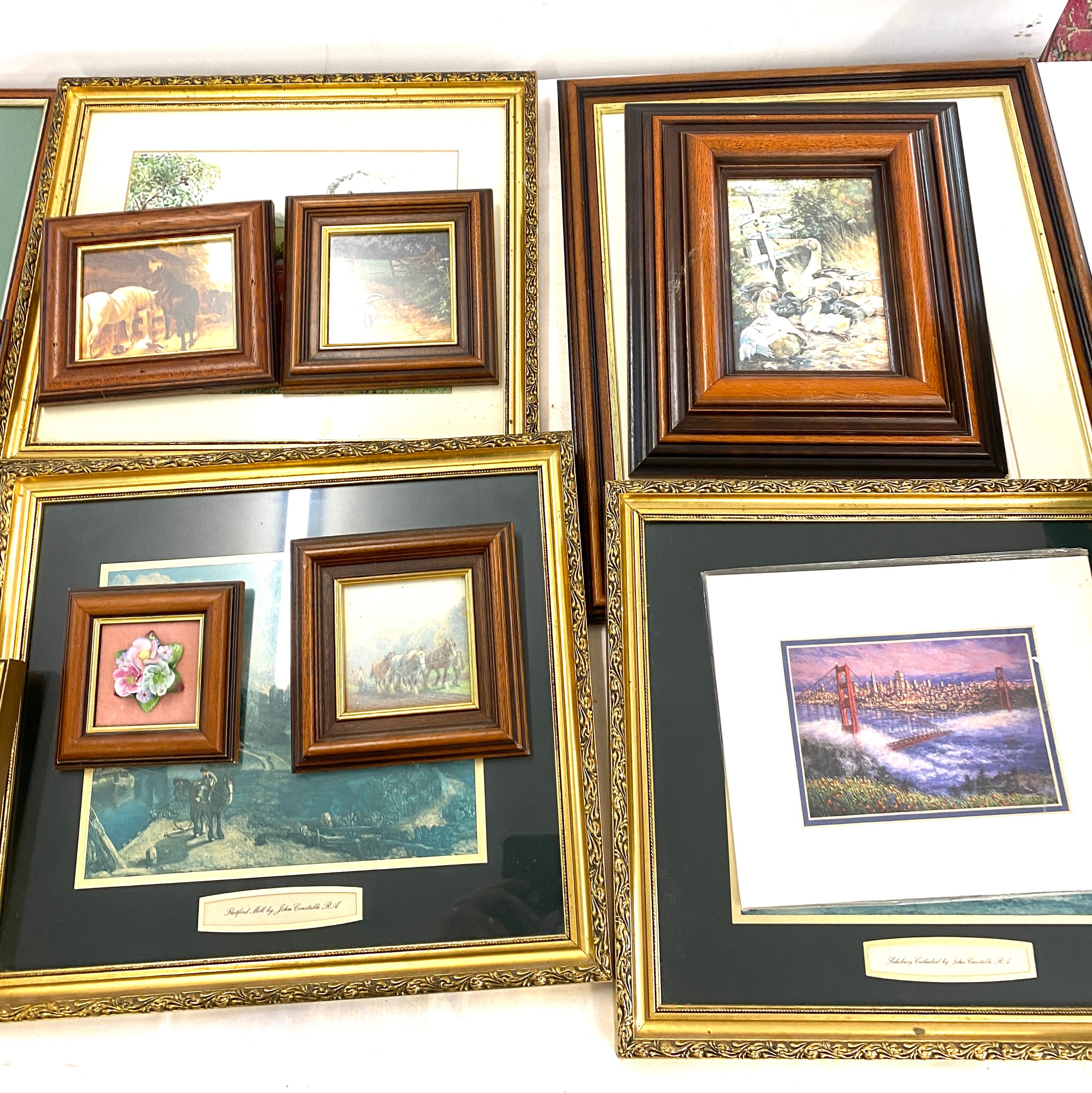 Selection of assorted framed pictures, largest measures approx 16 inches wide by 18.5 inches tall - Image 5 of 5