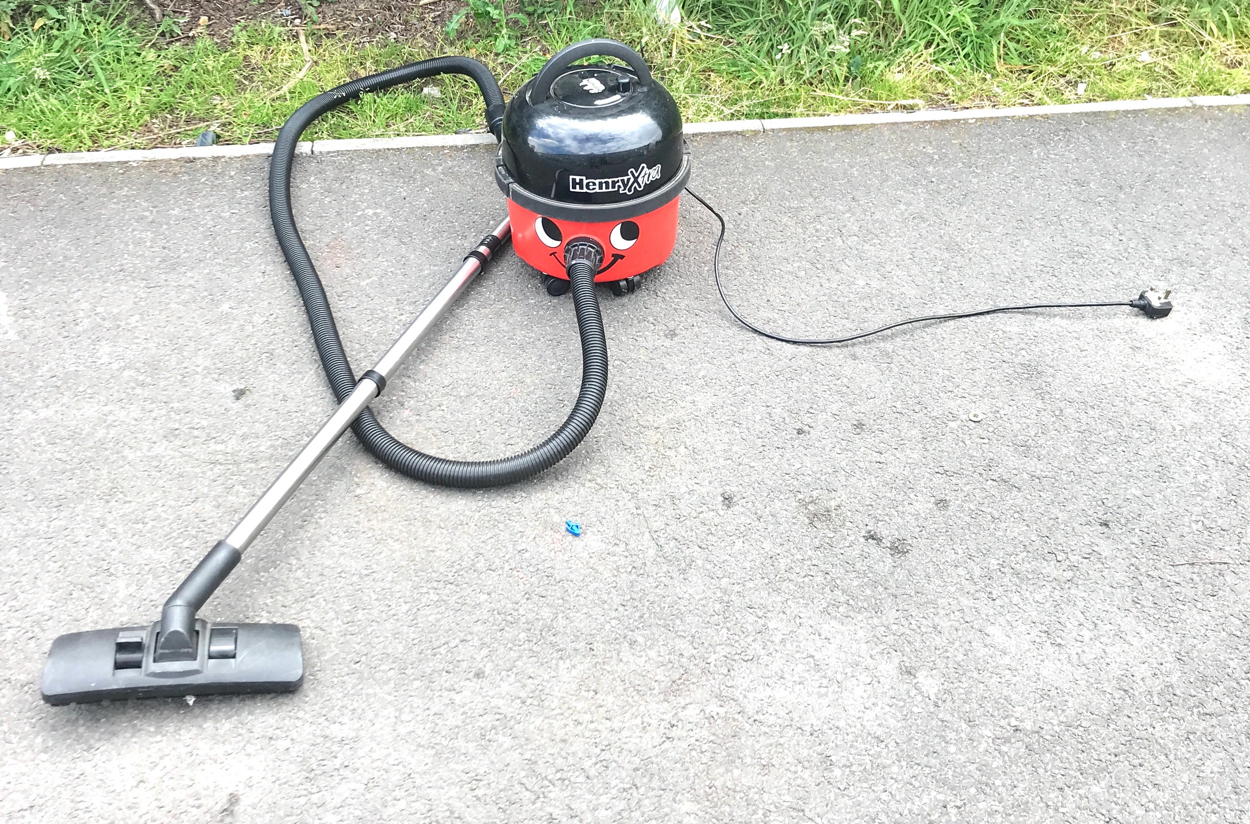 Henry the hoover, in working order.