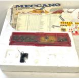 Vintage Meccano construction set 1 - instructions for 35 models, boxed