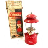 Vintage coleman boxed lantern.