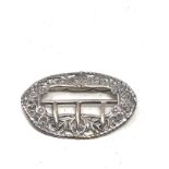 Antique silver buckle