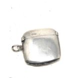 antique silver vesta case