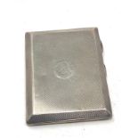 silver cigarette case birmingham silver hallmarks