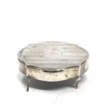 Antique silver jewellery box Birmingham silver hallmarks