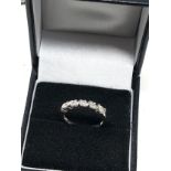 9ct white gold diamond ring weight 1.8g