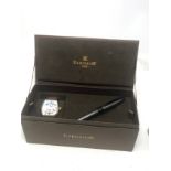 Boxed gents earnshaw wristwatch