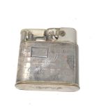 Vintage hallmarked silver case Myglam cigarette lighter hallmarked 935 to side of case