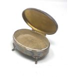 Silver jewellery box chester silver hallmarks