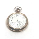 gold plated open face waltham pocket watch the watch is not ticking