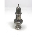 Silver sugar caster Birmingham silver hallmarks