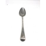 Georgian silver serving spoon London silver hallmarks