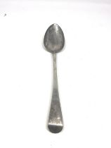 Georgian silver serving spoon London silver hallmarks