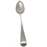 Georgian silver serving spoon London silver hallmarks