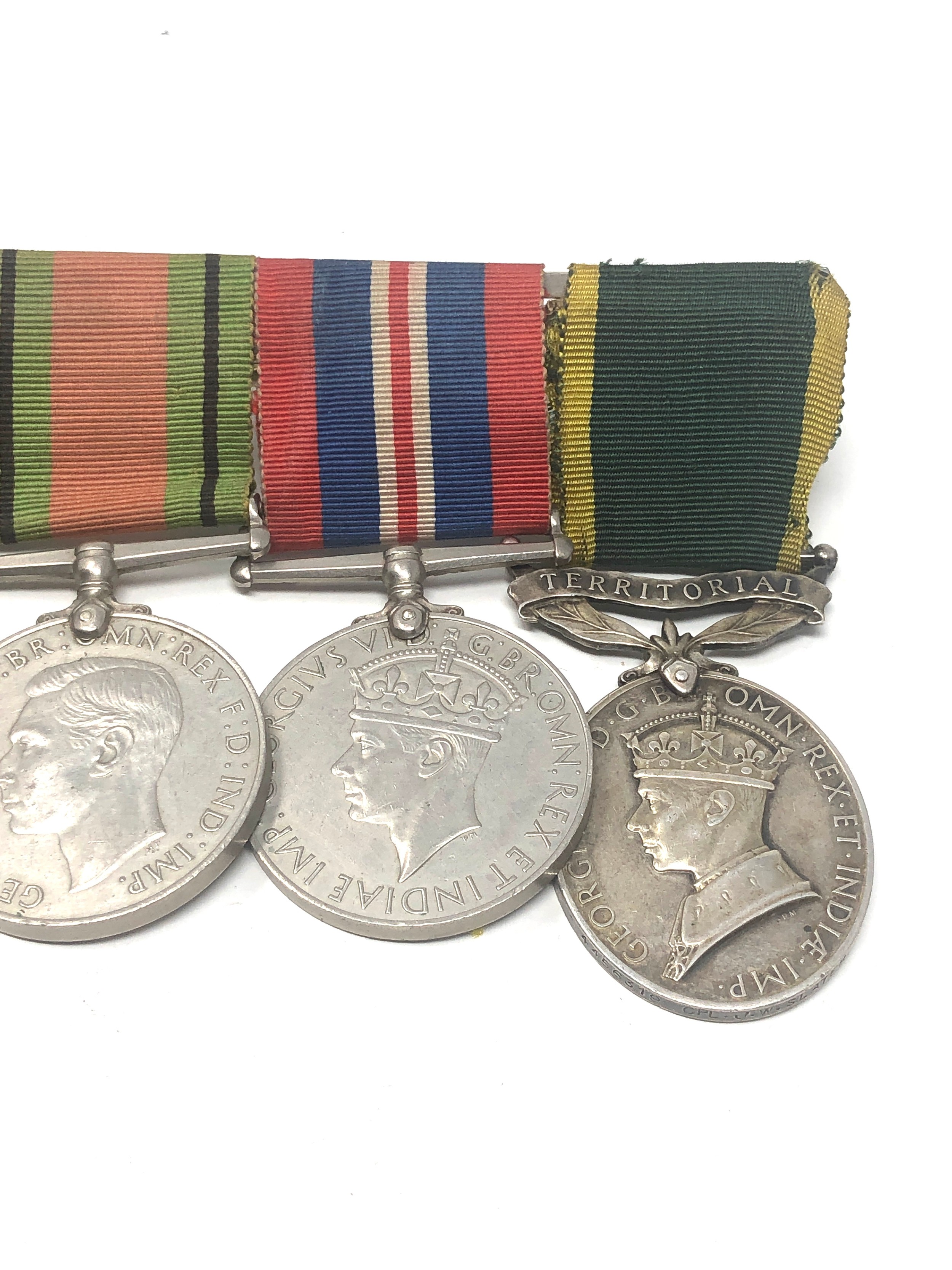 ww2 territorial mounted medal group inc africa star & 8th army clasp named to 4456319 cpl j.w slater - Bild 2 aus 3