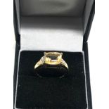 9ct Gold Diamond & Citrine Ring (3g)