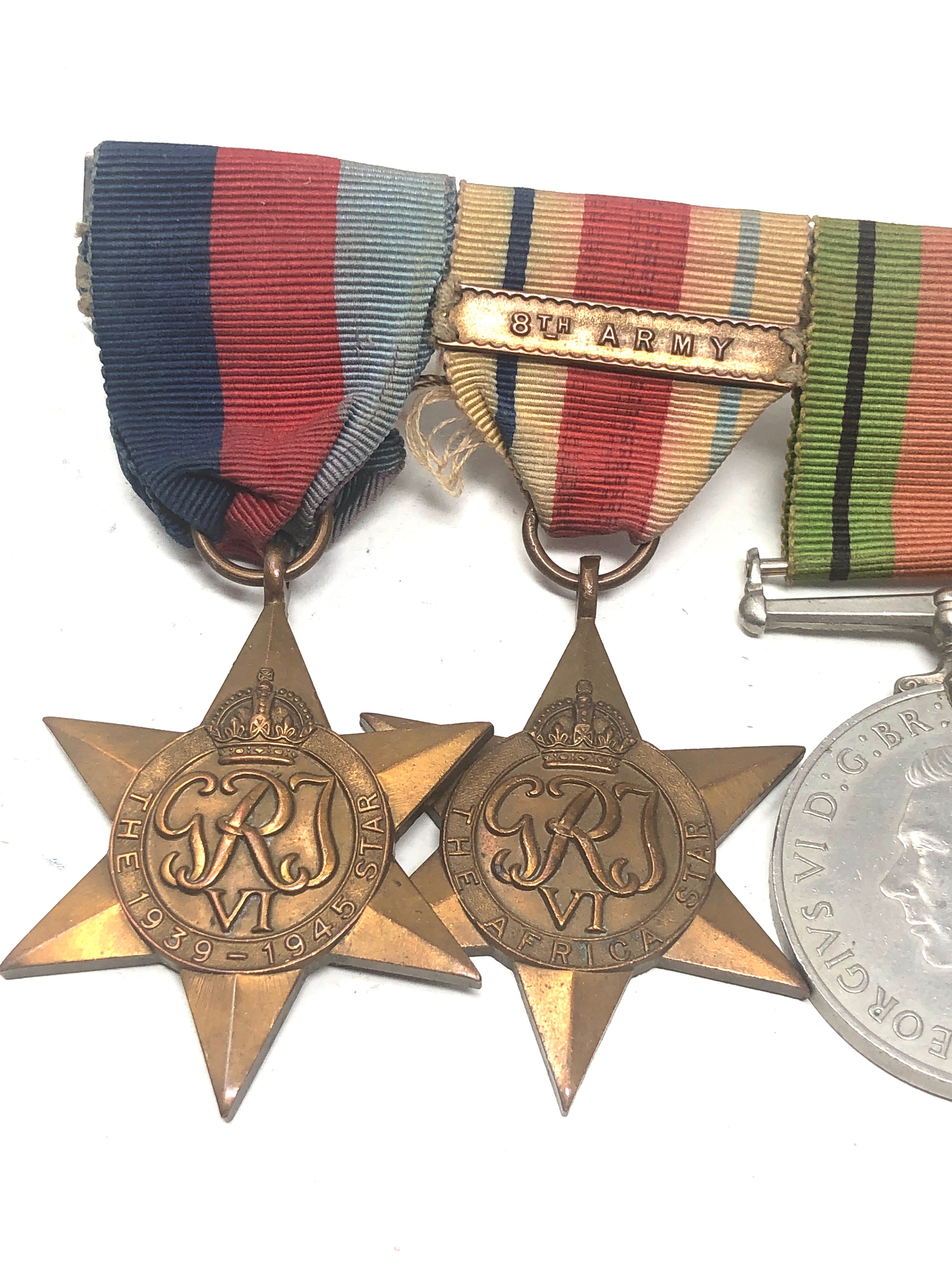 ww2 territorial mounted medal group inc africa star & 8th army clasp named to 4456319 cpl j.w slater - Bild 3 aus 3