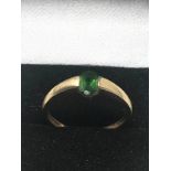 9ct Gold Diopside Ring (2g)