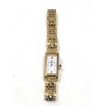 ladies gold tone maurice lacroix quartz wristwatch the watch is not ticking