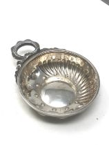 Antique french silver porringer snake handle weight 100g
