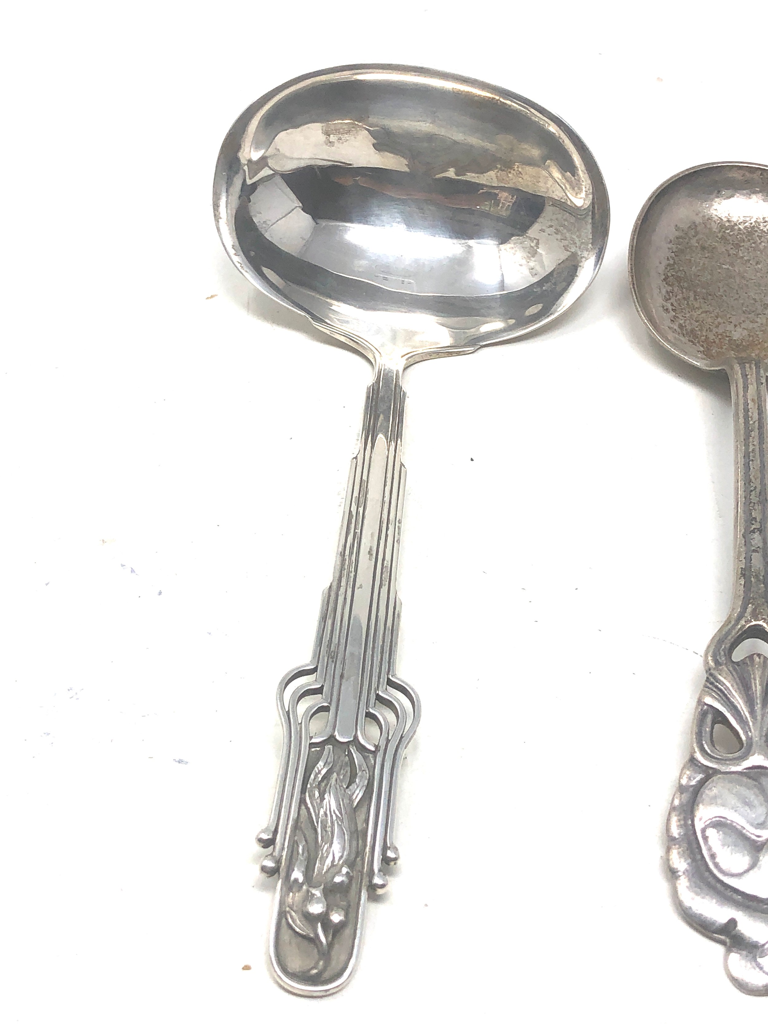 2 continental silver spoons weight 100g - Image 2 of 6