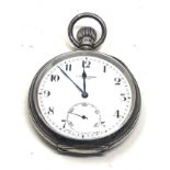 Antique silver j.w.benson pocket watch the watch is ticking