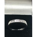 18ct white gold diamond ring weight 3.7g